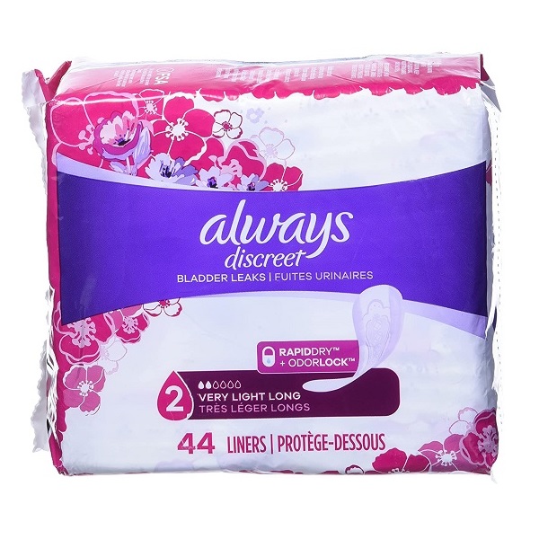 Always Thin Daily Panty Liners For Women, Light Absorbency, Unscented, 162  Count (Packaging May Vary) : Health & Household 
