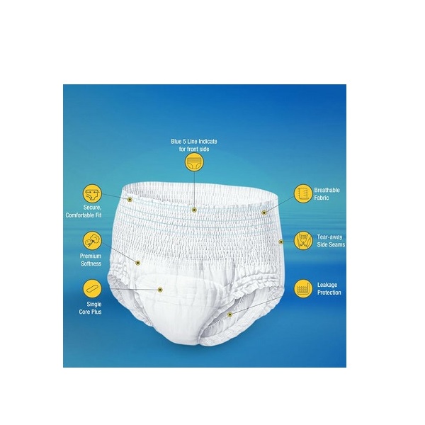 Easycare Disposable Pull Up Adult Diaper (Medium) - Medpick