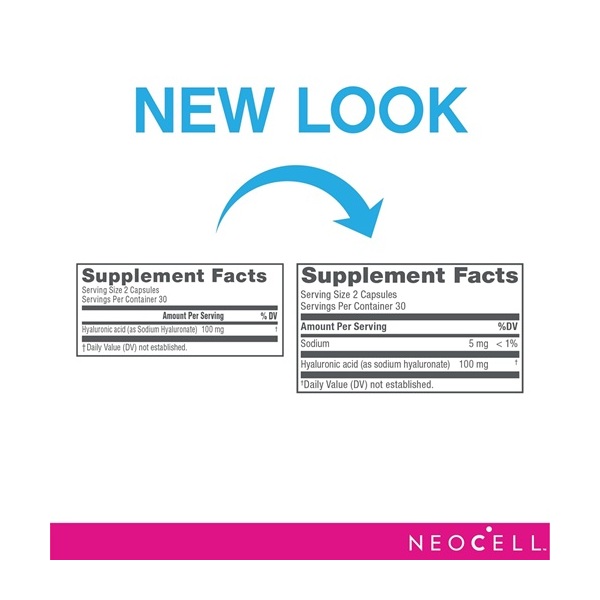 Neocell Hyaluronic Acid Tablets 100 Mg, 60 Count - Image 2