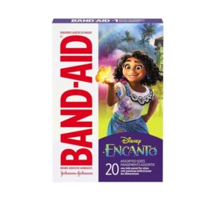 BAND-AID Brand Adhesive Bandages Assorted Sizes, 20 Count (Encanto)