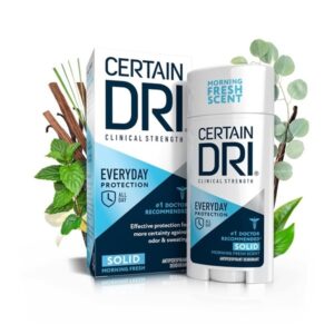 Certain Dri Everyday Strength Clinical Unisex Fresh Solid Antiperspirant, 2.6 Ounce