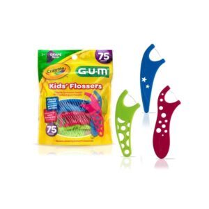 Gum Sunstar 897Rz Gum Crayola Kids Flosser (Pack Of 75)