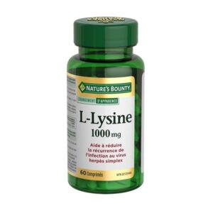 Nature's Bounty L-Lysine Tablets, 60 Count