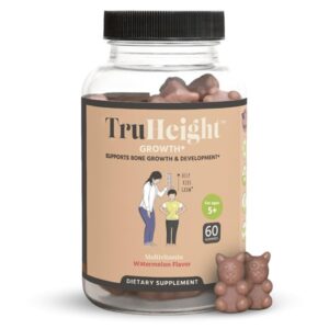 TruHeight Growth Multivitamin Gummies with bone health support