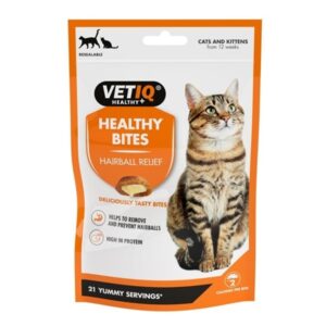 VetIQ Healthy Bites Hairball Relief Cat Treats 65g pack