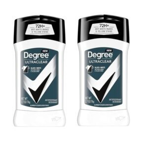 Degree Deodorant 2.7 Ounce Mens Ultra Clear Black & White (79ml) (2 Pack)
