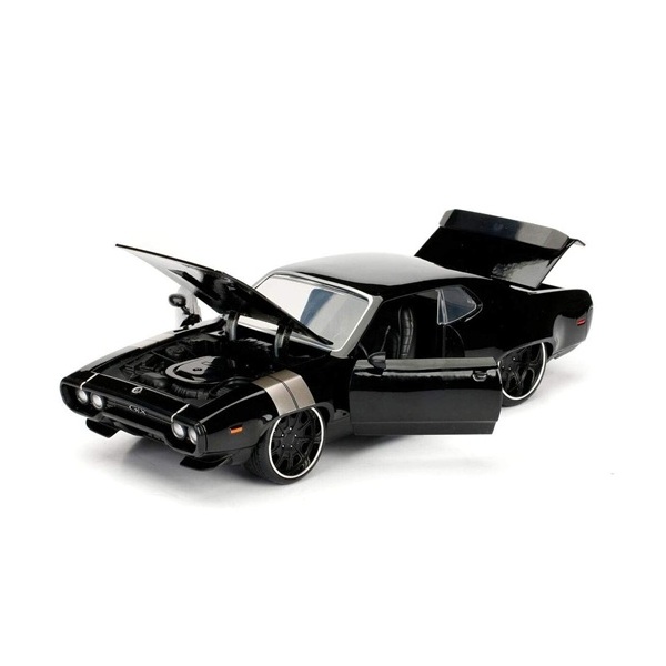 Jada Metal Plymouth GTX Vehicle, Pack of 1, Black, Kid - Image 4