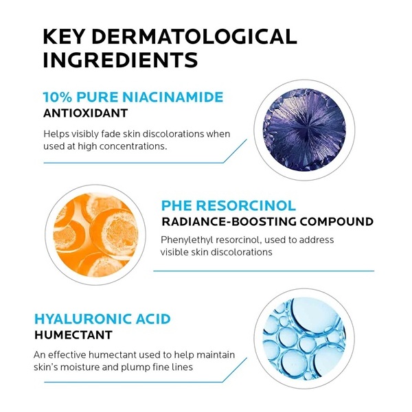 La Roche-Posay La Roche Posay Niacinamide 10 Face Serum, Brightening And Anti-Aging Facial Serum With 10% Niacinamide, Reduces The Look Of Dark Spots, Discoloration, And Uneven Skin Tone - Image 4