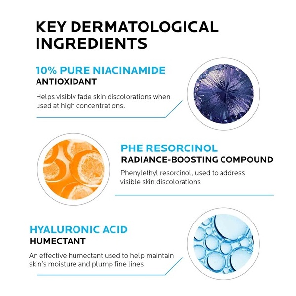 La Roche-Posay La Roche Posay Niacinamide 10 Face Serum, Brightening And Anti-Aging Facial Serum With 10% Niacinamide, Reduces The Look Of Dark Spots, Discoloration, And Uneven Skin Tone - Image 5