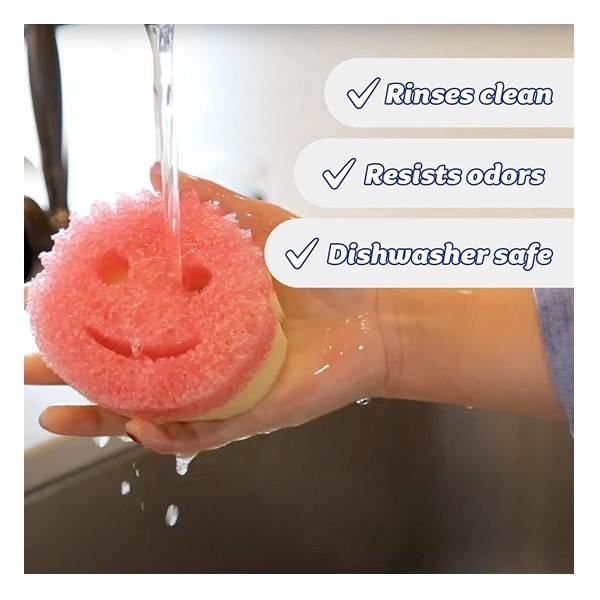 Scrub Daddy - Scrub Mommy Dual-Sided Scrubber and Sponge - Scratch Free & Resists Odors - 1 Count - Image 6